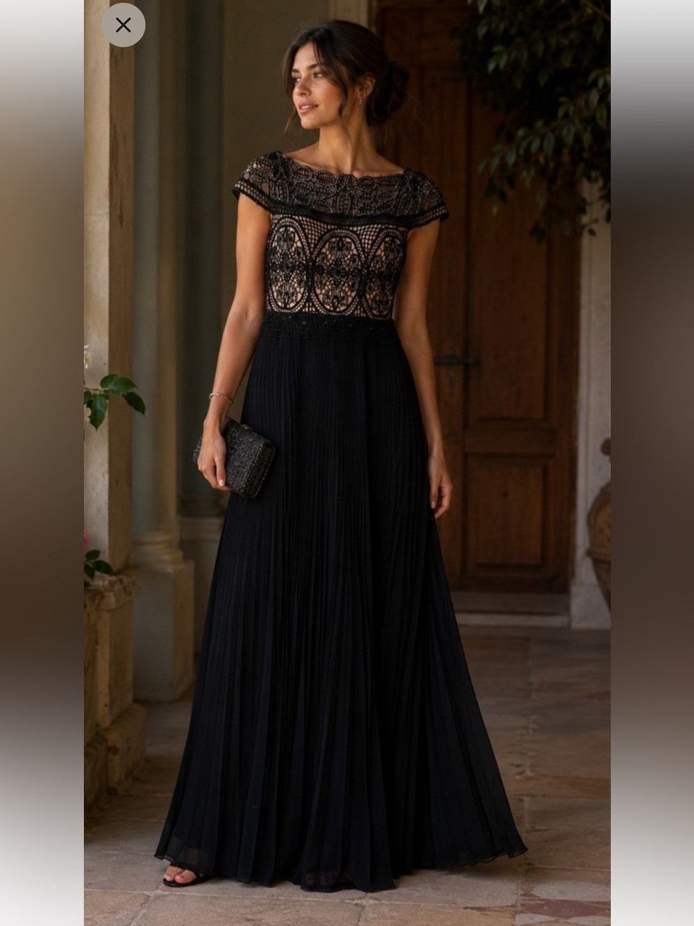 Elegant Black Evening Gown